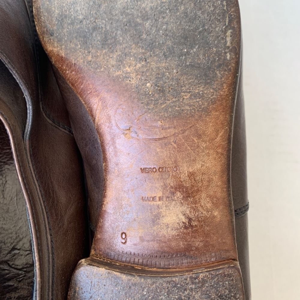 Mens Leather PRADA Laceless Oxford shoes - Picture 8 of 9